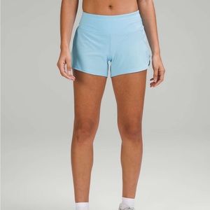 Lululemon Speed Up Short Mid-Rise 4” in Blue Chill Size 8
